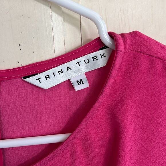 Trina Turk size medium bright pink dress - Picture 3 of 5